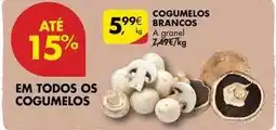Pingo Doce A+ - cogumelos brancos promoção