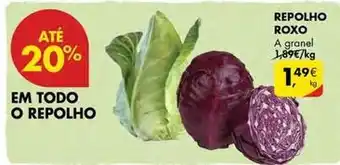 Pingo Doce A+ - repolho roxo promoção