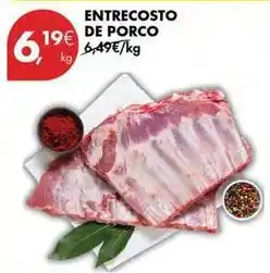 Pingo Doce Entrecosto de porco promoção