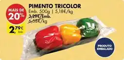 Pingo Doce Pimento tricolor promoção