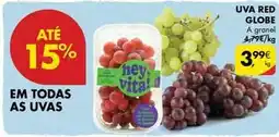 Pingo Doce A+ - uva red globe promoção