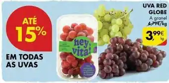 Pingo Doce A+ - uva red globe promoção