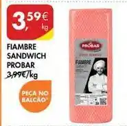 Pingo Doce Probar - fiambre sandwich promoção