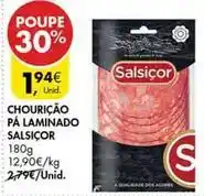 Pingo Doce Chouricao pa laminado promoção