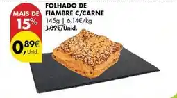 Pingo Doce Folhado de fiambre c/carne promoção