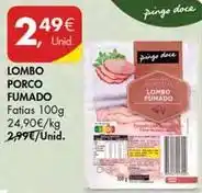 Pingo Doce Pingo doce - lombo porco fumado promoção