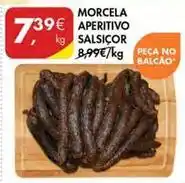 Pingo Doce Morcela aperitivo salsicor promoção