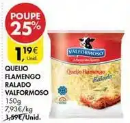 Pingo Doce Valformoso - queijo flamengo ralado promoção