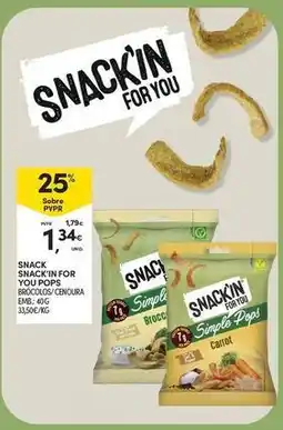 Continente Bom dia Snack'in - snack snack in for promoção