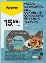 Continente Bom dia Continente - postas de bacalhau msc promoção