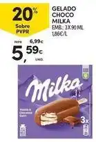 Continente Bom dia Milka - gelado choco promoção