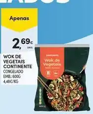 Continente Bom dia Continente - wok de vegetais promoção