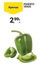 Continente Bom dia Pimento verde promoção