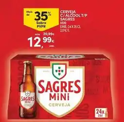 Continente Bom dia Sagres - cerveja c/alcool t/p promoção