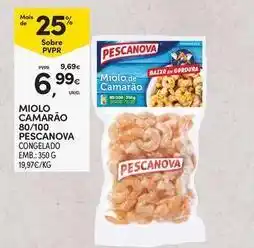 Continente Bom dia Pescanova - miolo camarao 80/100 promoção