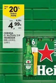 Continente Bom dia Heineken - cerveja c/ alcool t/p promoção