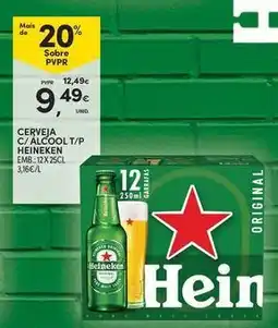 Continente Bom dia Heineken - cerveja c/ alcool promoção