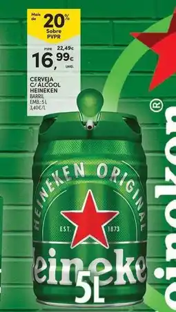 Continente Bom dia Heineken - cerveja c/ alacool promoção