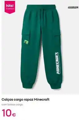 Pepco Minecraft - calças carga rapaz promoção