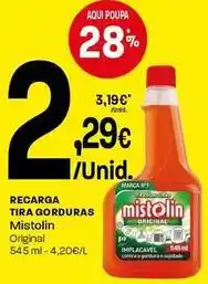 Intermarché Mistolin - recarga tira gorduras promoção