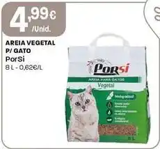 Intermarché Porsi - areia vegetal p/ gato promoção