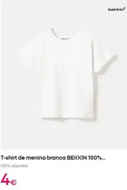 Pepco Bekkin - t-shirt de menina branca promoção