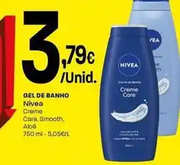 Intermarché Nivea - gel de banho promoção