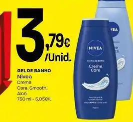 Intermarché Nivea - gel de banho promoção