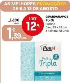 Intermarché Porsi - guardanapos promoção