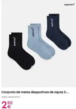Pepco Bekkin - conjunto de meias desportivas de rapaz 3 promoção