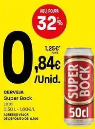 Intermarché Super bock - cerveja promoção