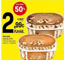 Intermarché Carte d'or - gelado promoção