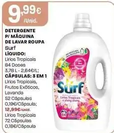 Intermarché Surf - detergente p/maquina de lavar roupa liquido promoção