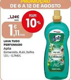 Intermarché Apta - lava tudo perfumado promoção