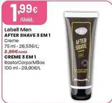 Intermarché Labell men - after shave 3 em 1 promoção