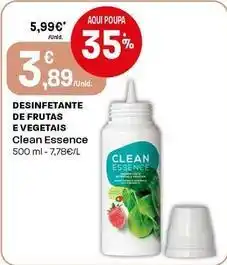 Intermarché Clean essence - desinfetante de frutas e vegetais promoção