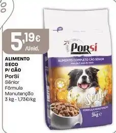 Intermarché Porsi - alimento seco para cão promoção