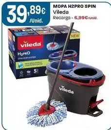 Intermarché Vileda - mopa h2pro spin promoção