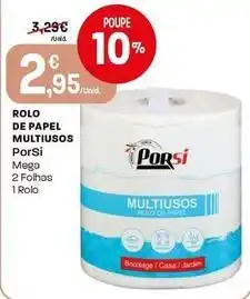 Intermarché Porsi - rolo de papel multiusos promoção