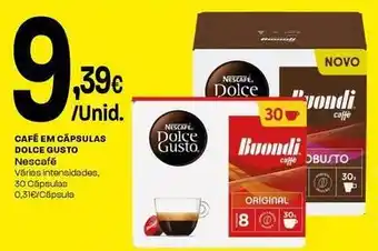 Intermarché Nescafé - cafe em capsulas dolce gusto promoção