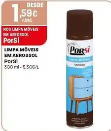 Intermarché Porsi - limpa móveis em aerossol promoção