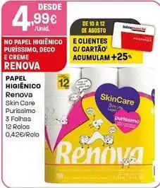 Intermarché Renova - papel higiénico promoção