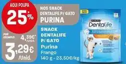 Intermarché Purina - snack dentalife p/ gato promoção