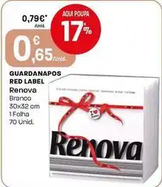 Intermarché Renova - guardanapos red label promoção