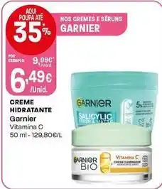 Intermarché Garnier - creme hidratante vitamina c promoção