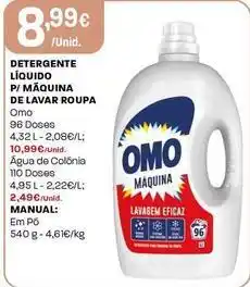 Intermarché Omo - detergente liquido p/maquina de lavar roupa promoção