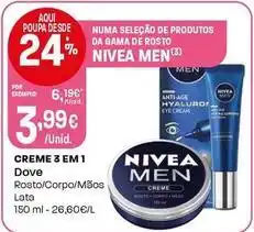 Intermarché Nivea men - creme 3 em 1 promoção