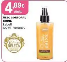 Intermarché Labell - óleo corporal shine promoção