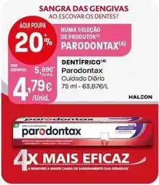 Intermarché Parodontax - dentífrico promoção