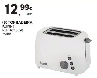 Continente Torradeira Kunft 750W promoção